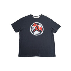 Air Jordan Jumpman Graphic T-Shirt Mens XXL Black Red White Logo Tee